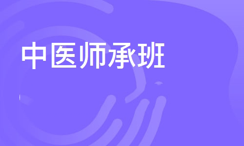 中医师承班