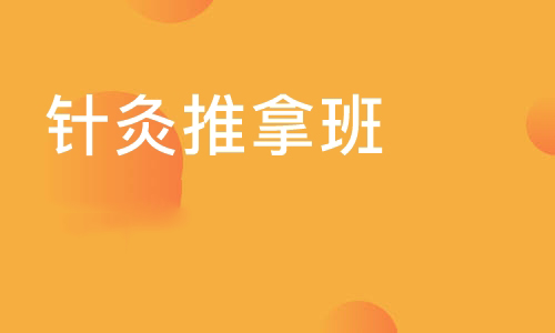 针灸推拿班
